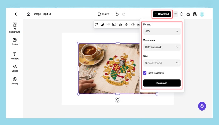 Export your images
