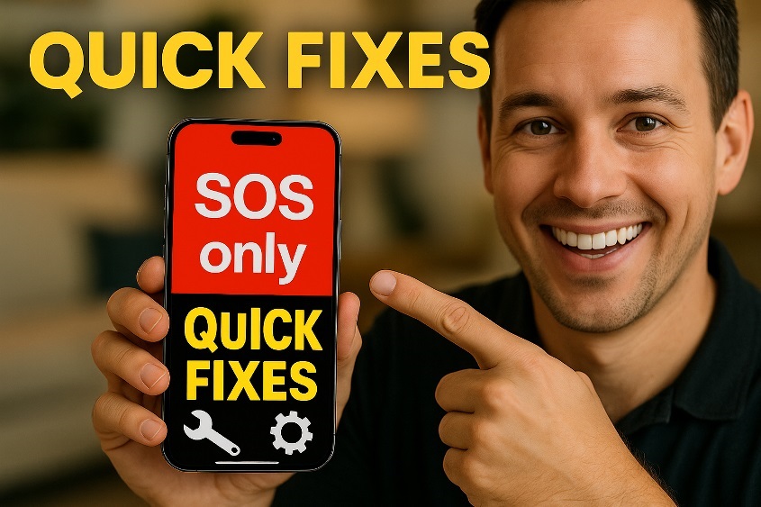 Quick Fixes for SOS Only on iPhone