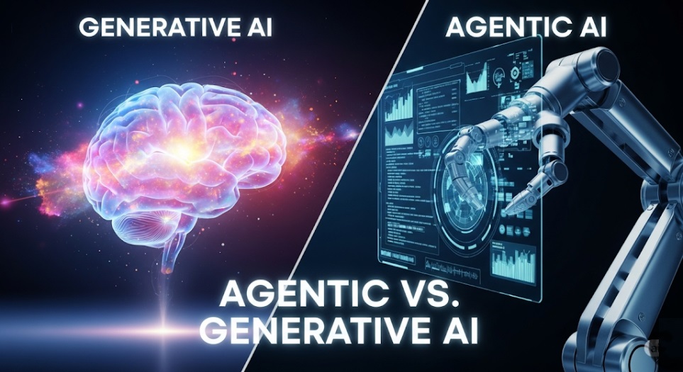 Agentic vs. Generative AI From Creation to Action