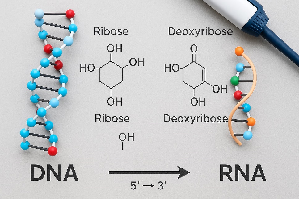 DNA vs RNA 5 Crucial Differences (Structure to Function)