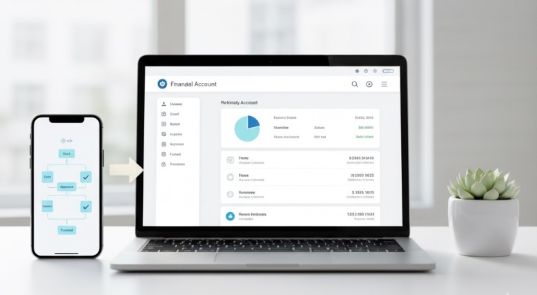 Application flow and account experience