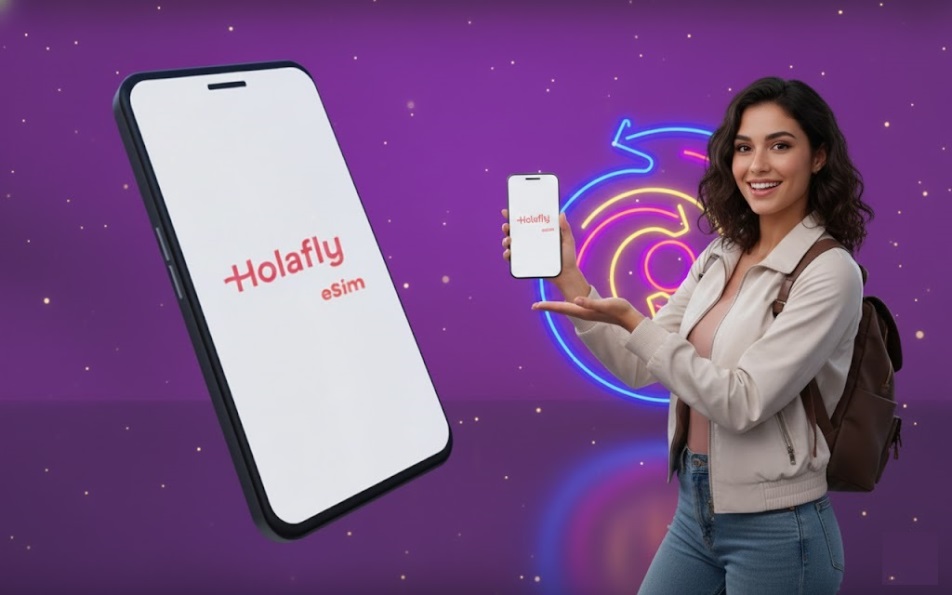 Holafly eSIM Unlimited Data, Zero Roaming Stress for Travel