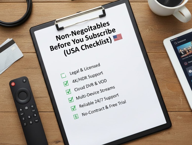 Non‑Negotiables Before You Subscribe (USA Checklist)