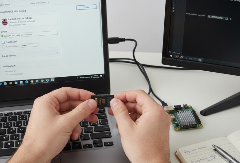 Install Raspberry Pi OS Lite and enable SSH