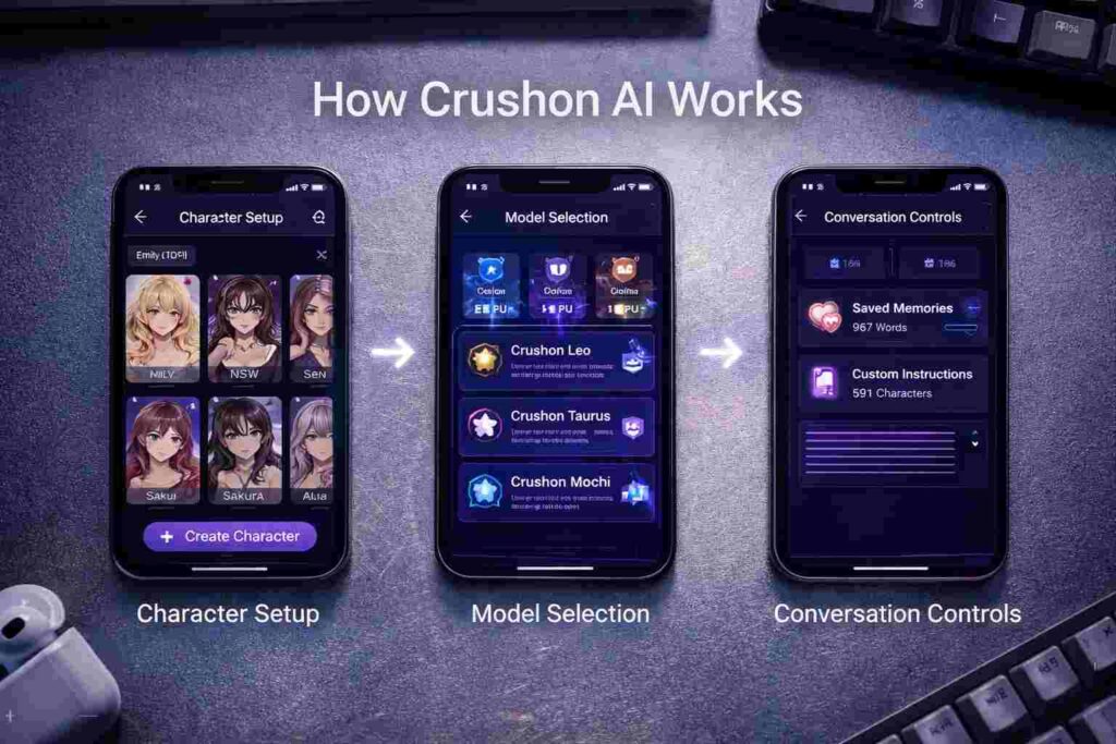 How Crushon AI Works