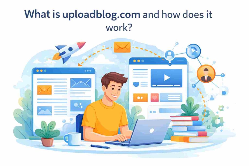 What is uploadblog.com and how does it work?