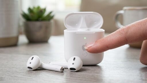 how to reset airpods