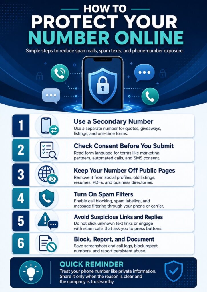 How to Protect Your Number Online